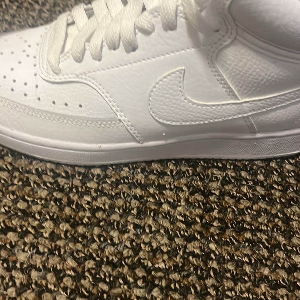 NWOT size 7 Air Force high tops. Too big, can’t return. Perfect condition